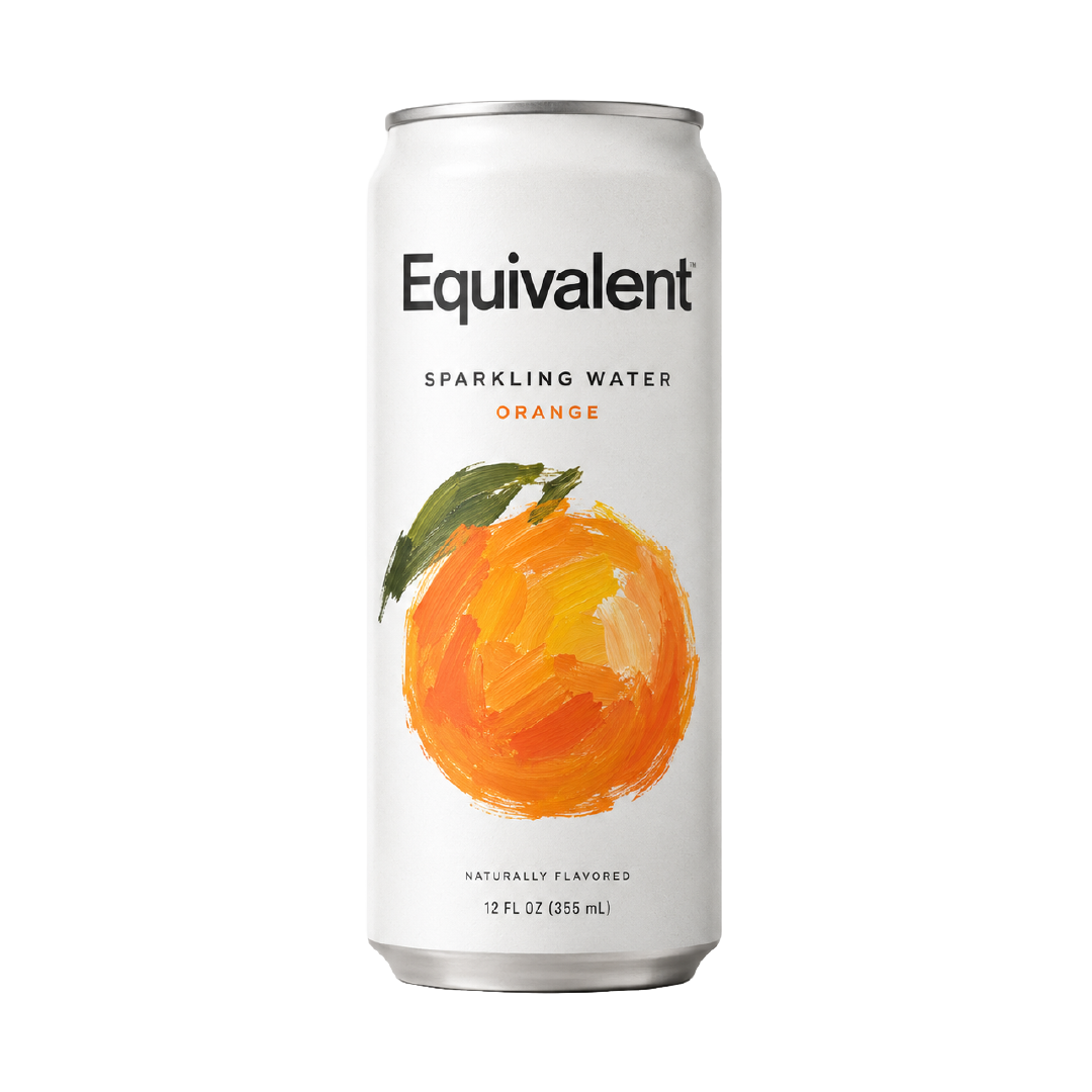Equivalent Sparkling Water Orange
